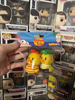 Phineas and Ferb/ Buzz and Alien Character Duck Toy pack: PICK ONE!